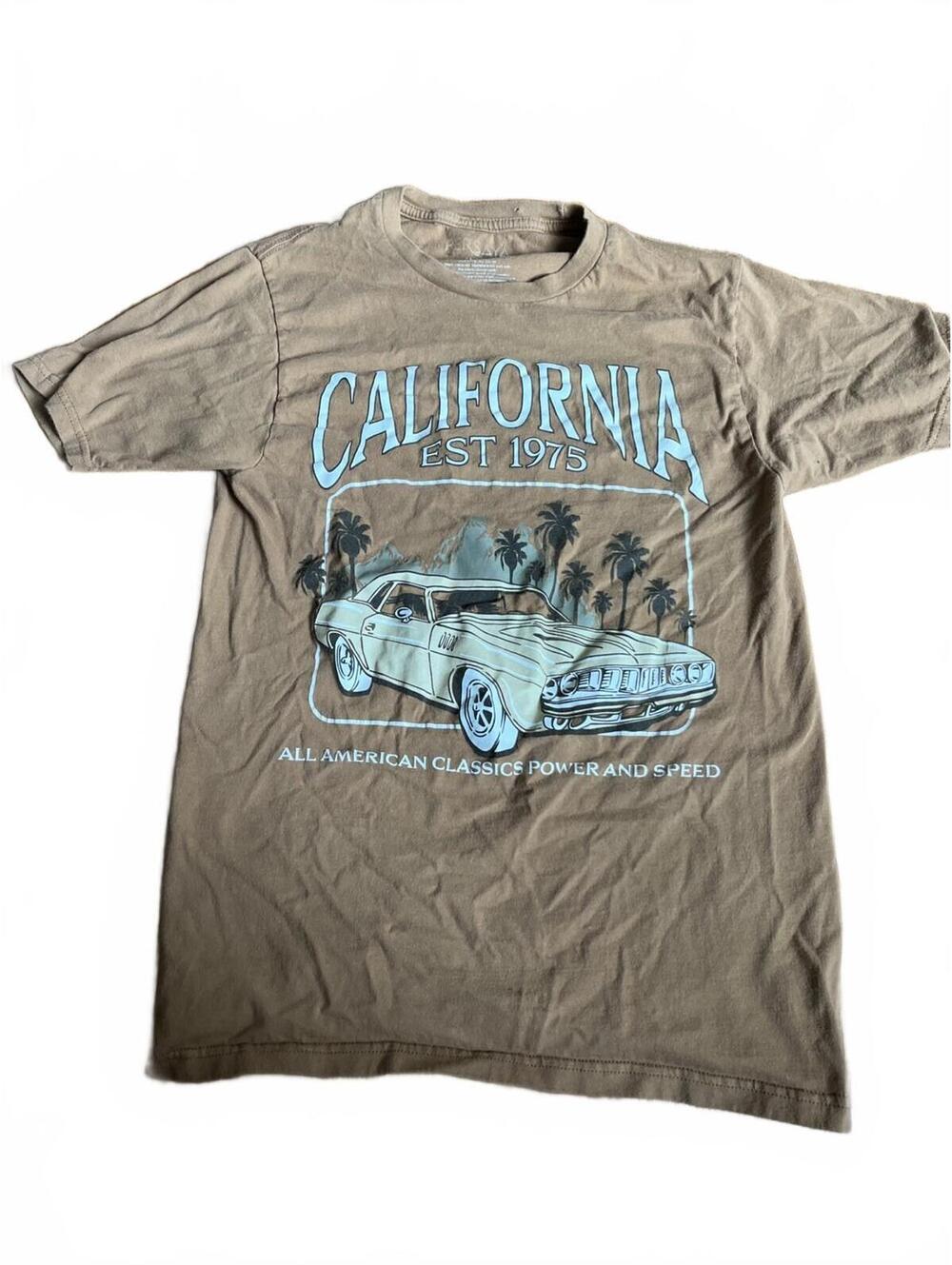 Men’s S California Est. 1975 All American And Speed T Shirt